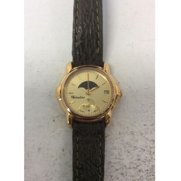 Valentino Gold and Brown Women's Watch - Picture 1 of 3